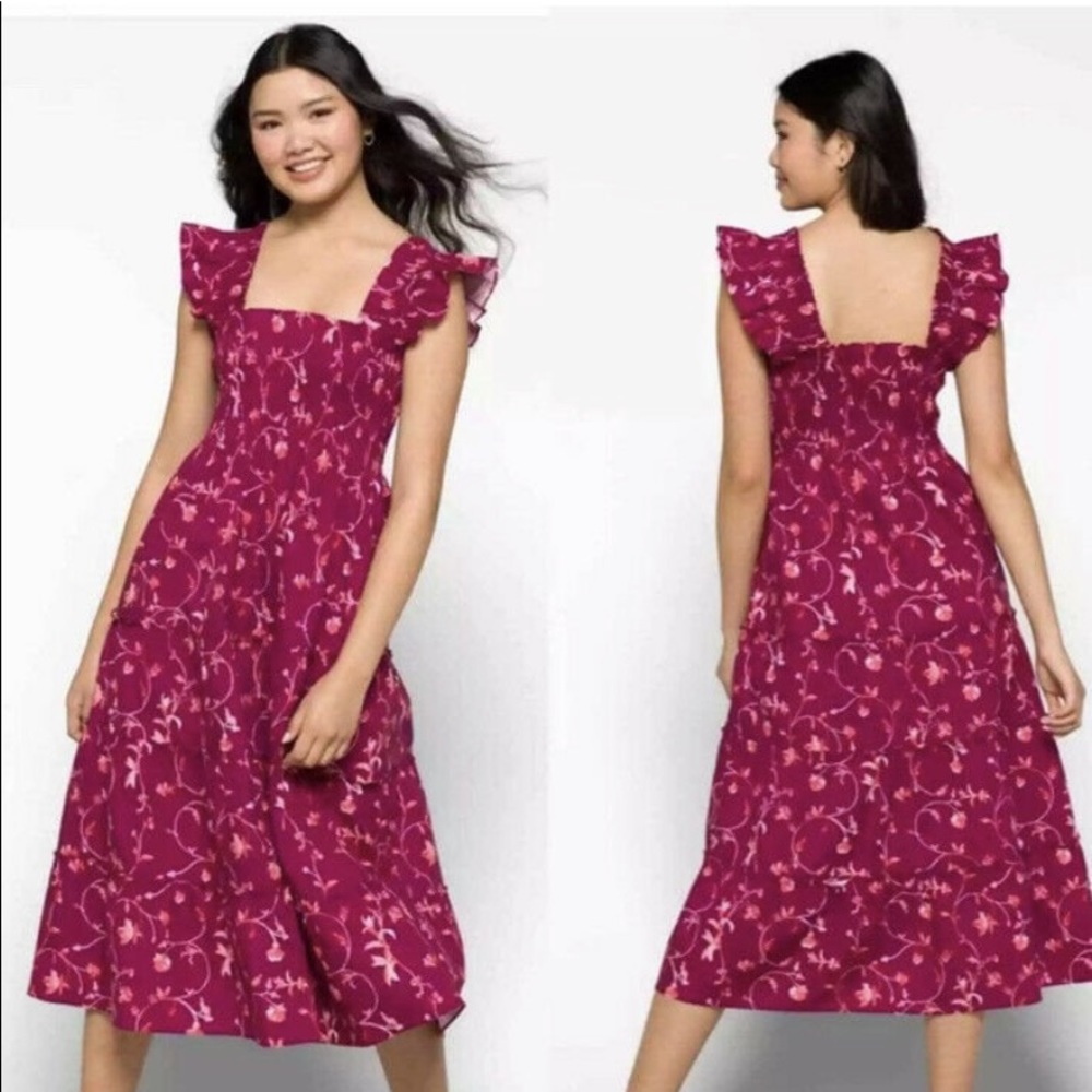 NWOT Hill House Ellie Nap Dress Burgundy
